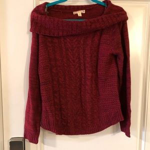 ❗️SOLD❗️Off the Shoulder Knit Sweater